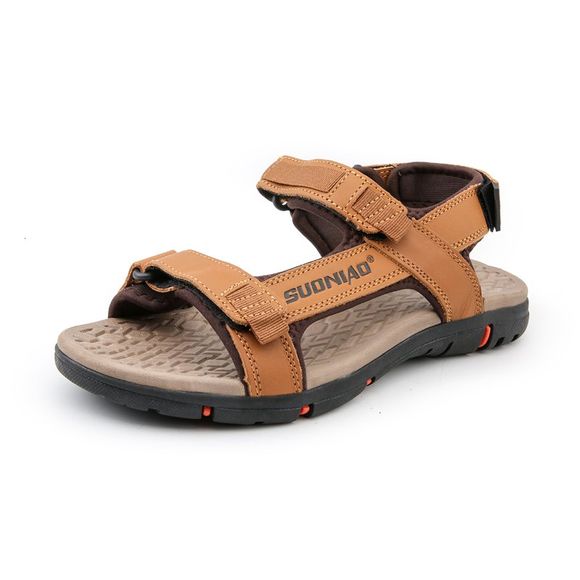 Sandales mode estivale pour hommes - Brun EU 43