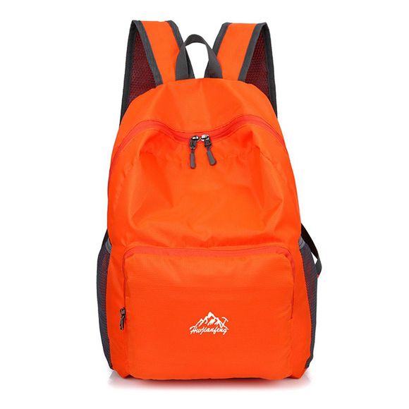 HUWAIJIANFENG Sac de voyage pliable ultra léger pour sac à dos étanche portable - Orange 