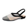 Sandales plates pour femmes - Abricot EU 37