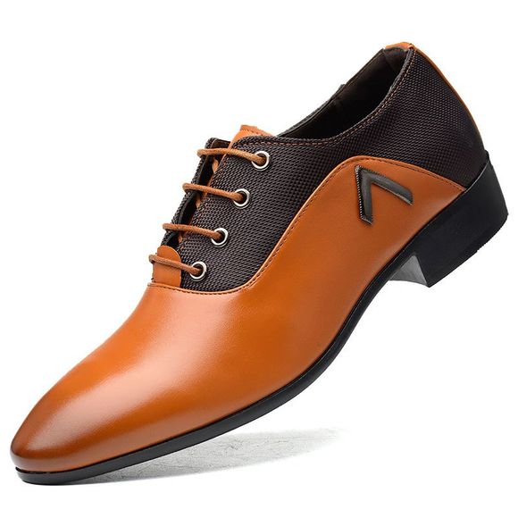 Chaussures décontractées de grande taille pour hommes d'affaires - Orange Papaye EU 46