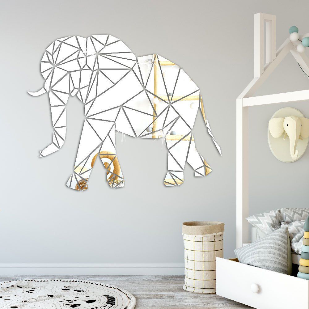 [17% OFF] 2021 Geometric Animal Elephant Three-dimensional Acrylic ...