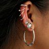 Boucles d'oreilles créoles d'oreille de couleur argent antique 7pcs / ensemble - Argent 