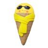 Lunettes de soleil jumbo Squishy Ice Cream Toy Slow Rising - Jaune 