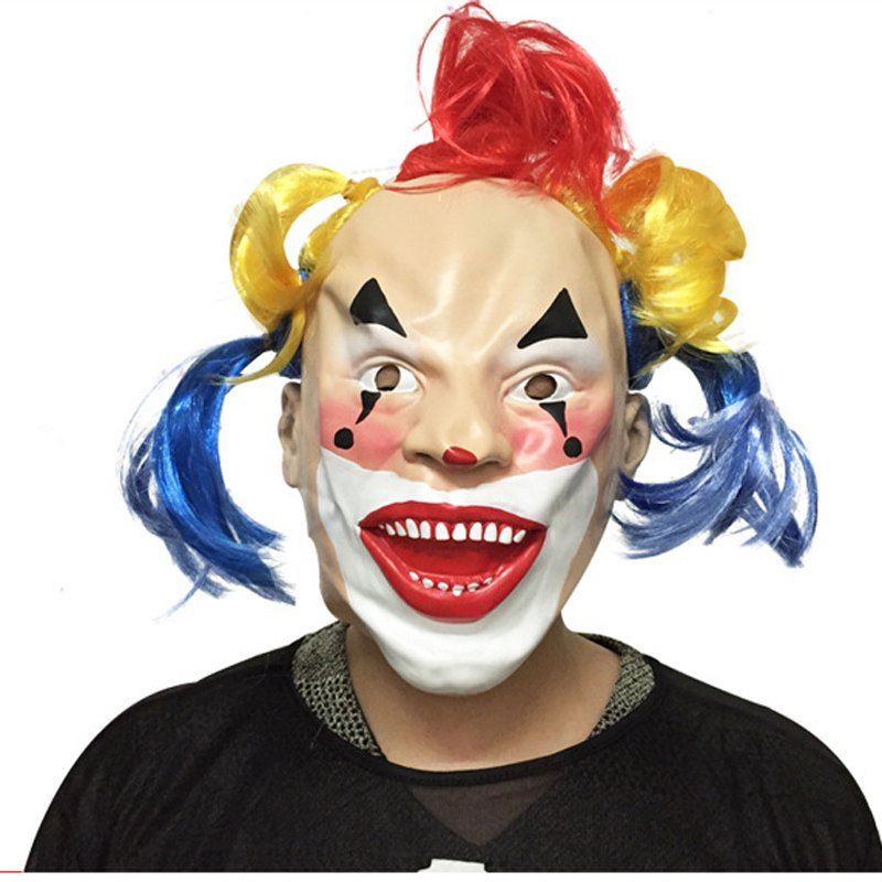 

MCYH 545 Halloween Fun Moving Mask Costume Party Supplies, Colormix